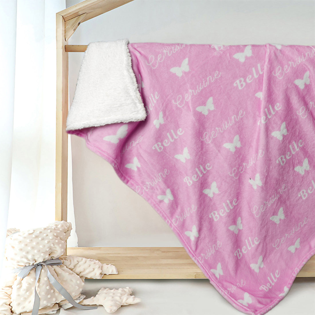Personalized name blanket