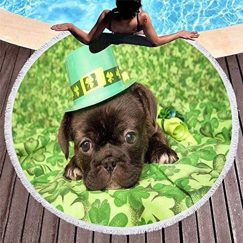 Microfiber Round Digital Print Beach Towel