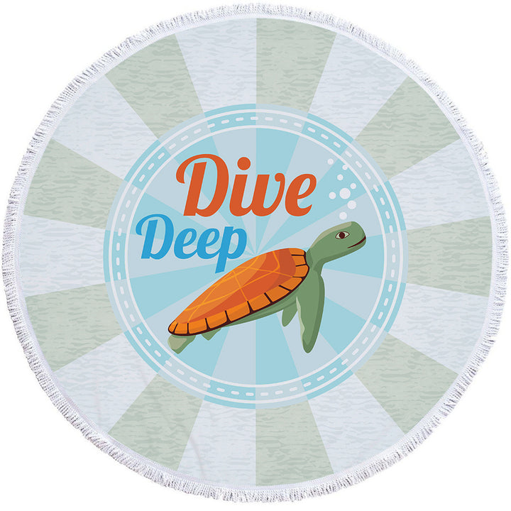 Microfiber round beach towel yoga mat