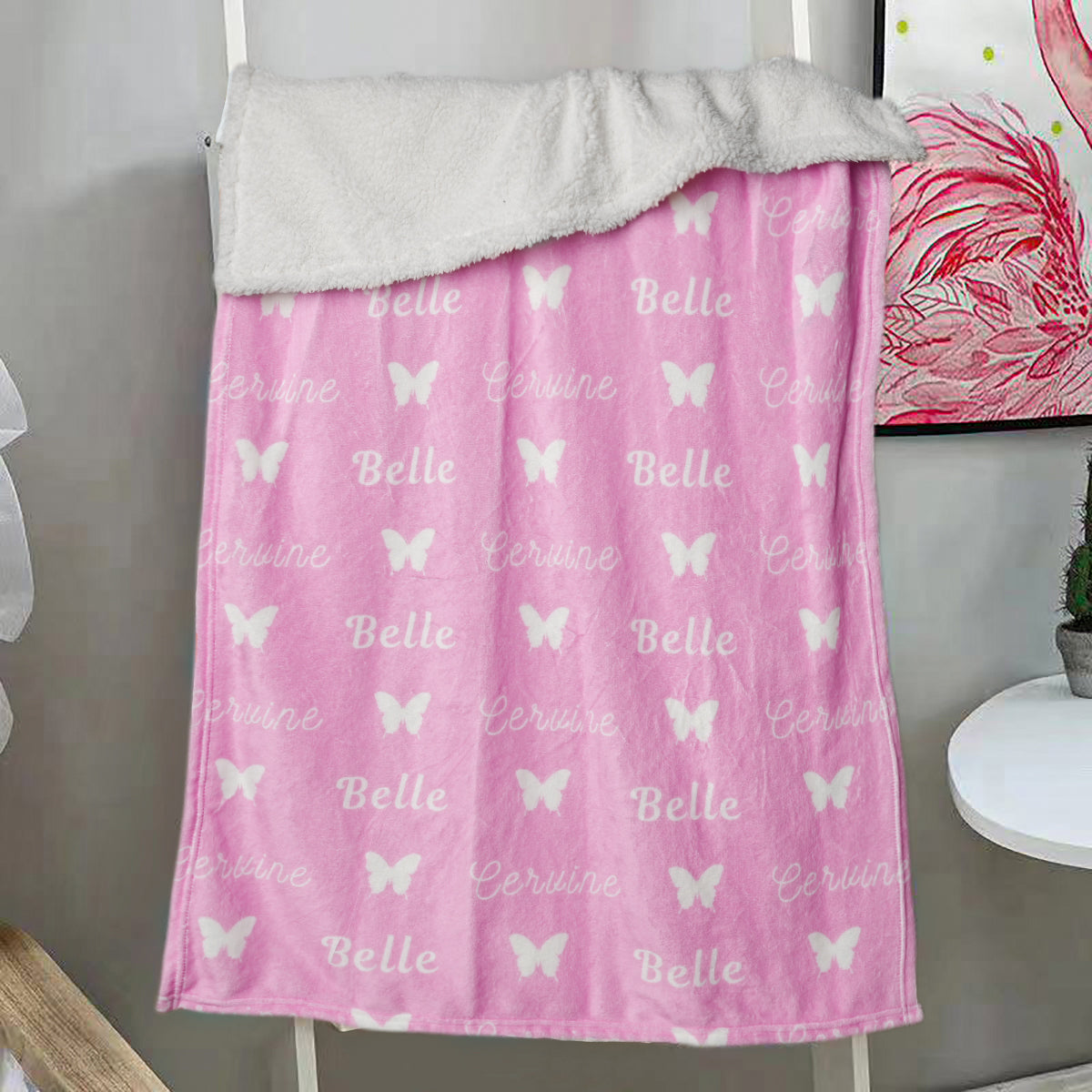 Personalized name blanket
