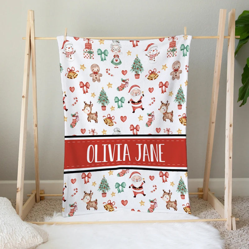 Christmas Name Blanket