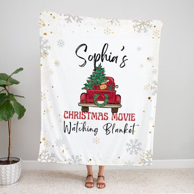 Christmas Sherpa Blanket