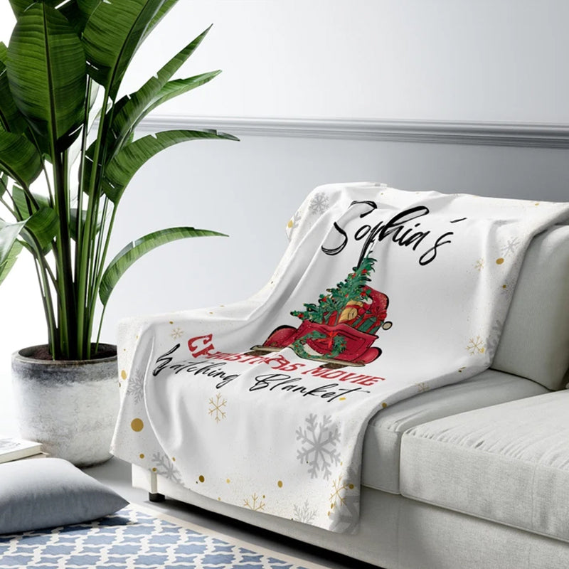 Christmas Sherpa Blanket