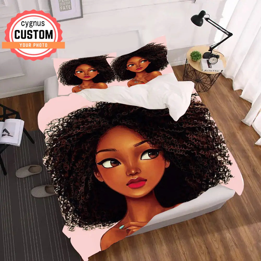 Curly Hair Bedclothes Set