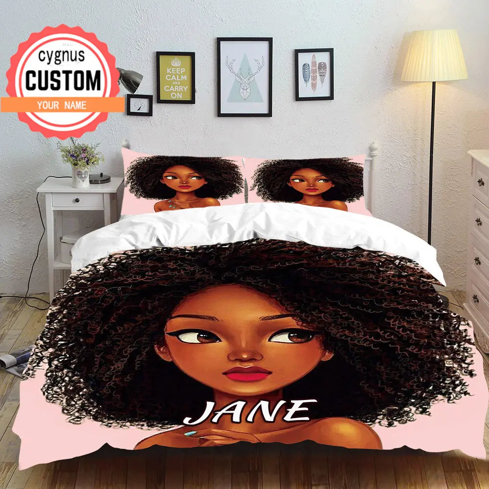 Custom Name Duvet Cover