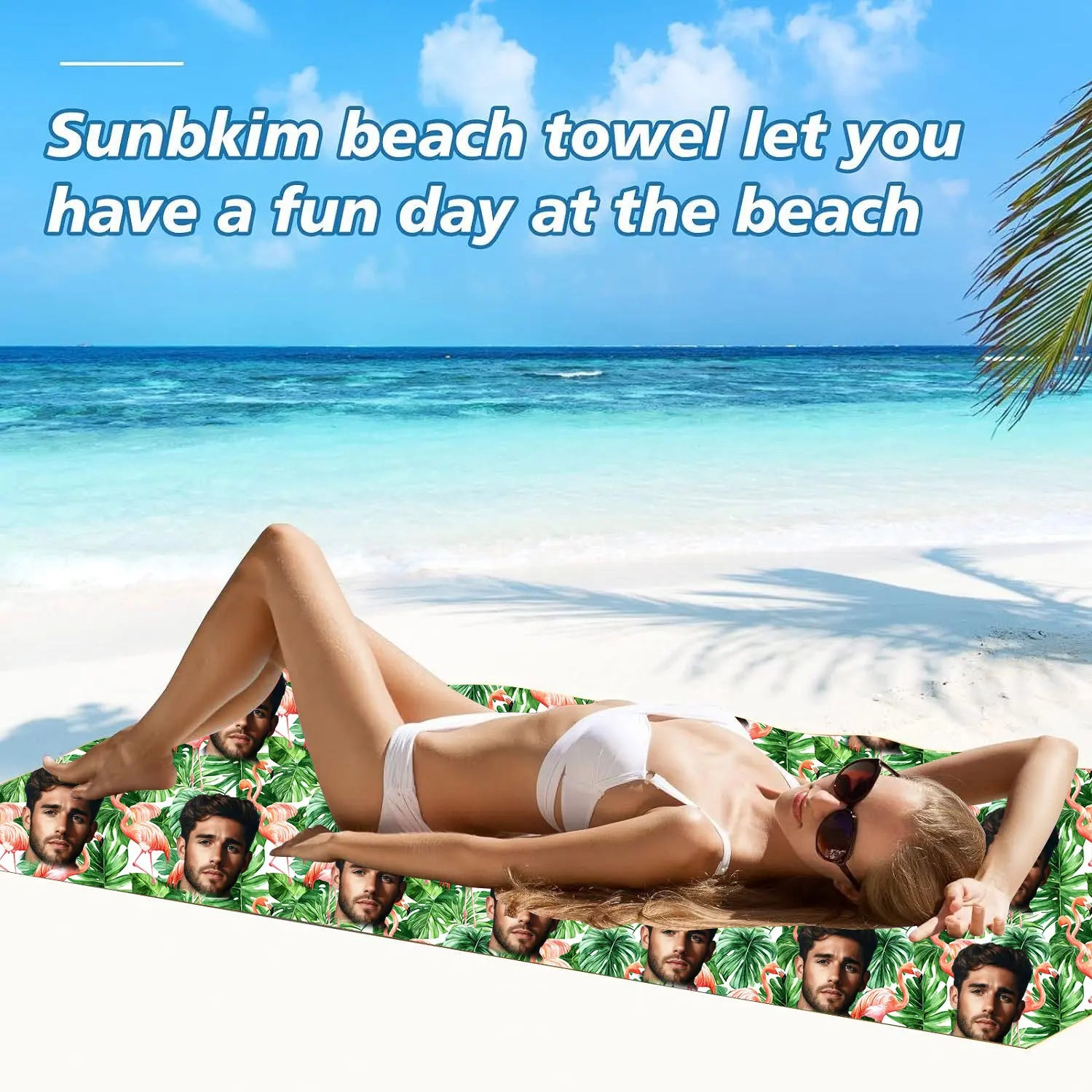 Customized avatar beach towels