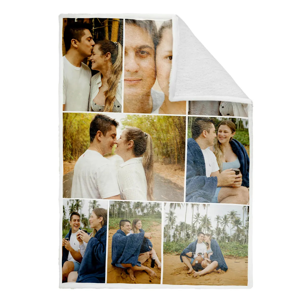 Customized couple blanket