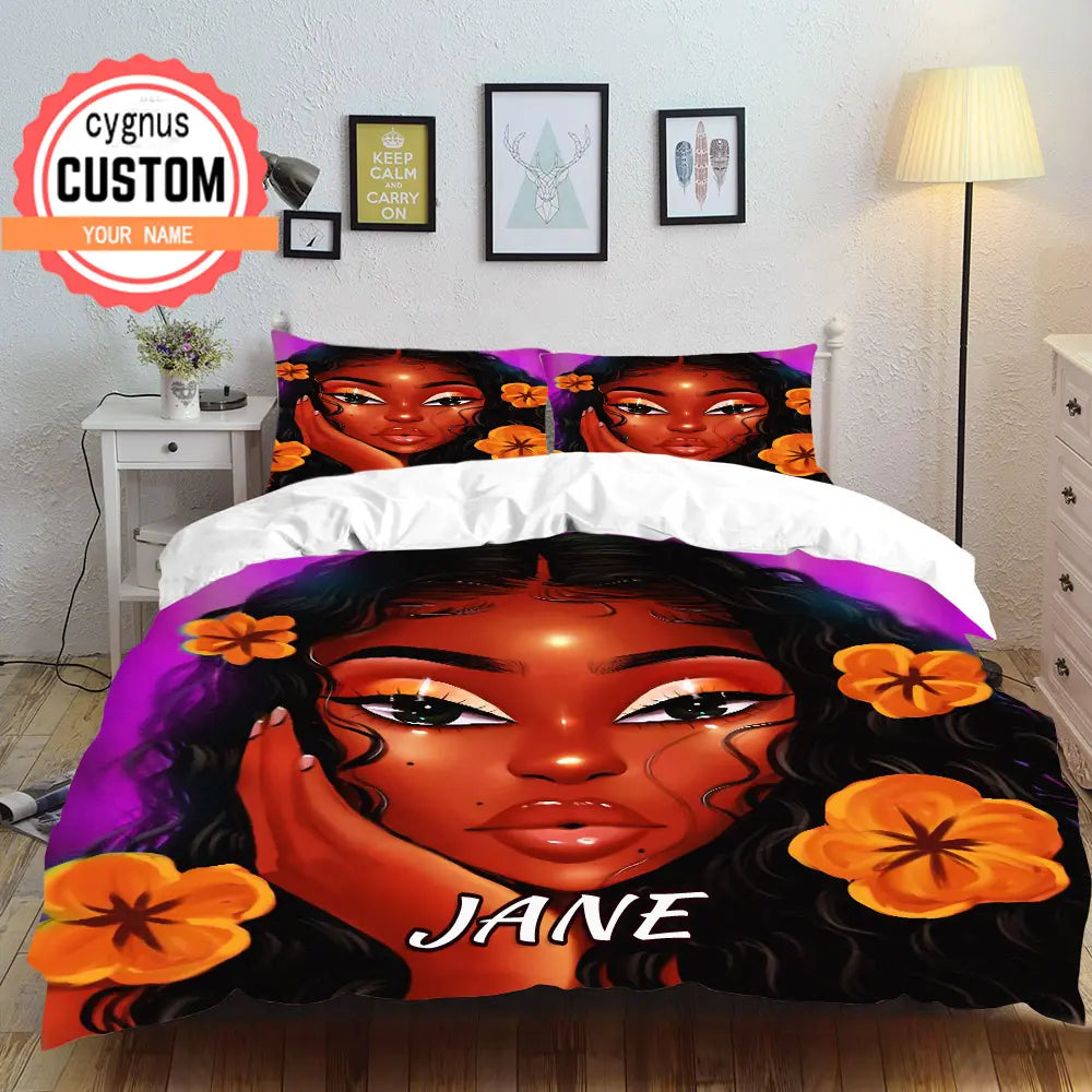 Duvet Cover Set orange