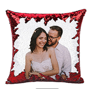 Magic Sequined Custom Personalized Sequin Luminous Pillowcase Room Deco