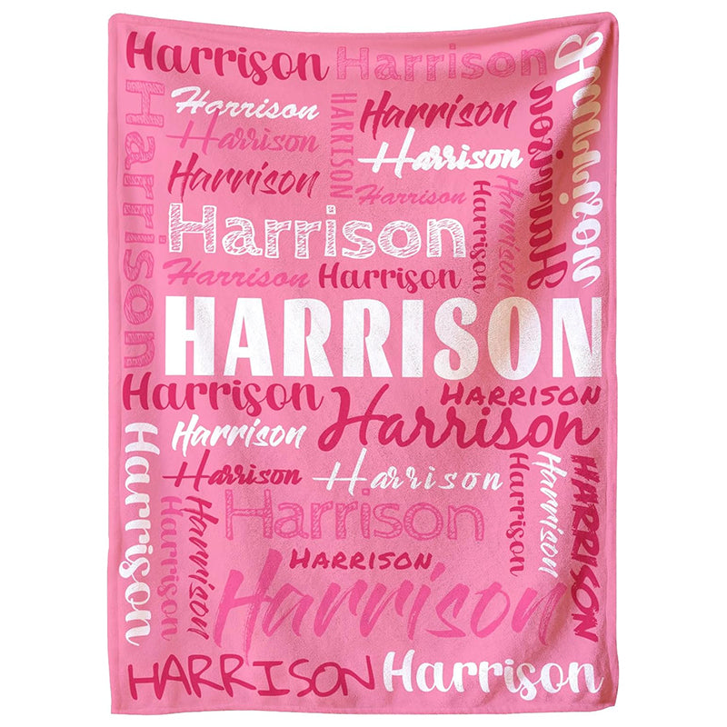 custom name blanket