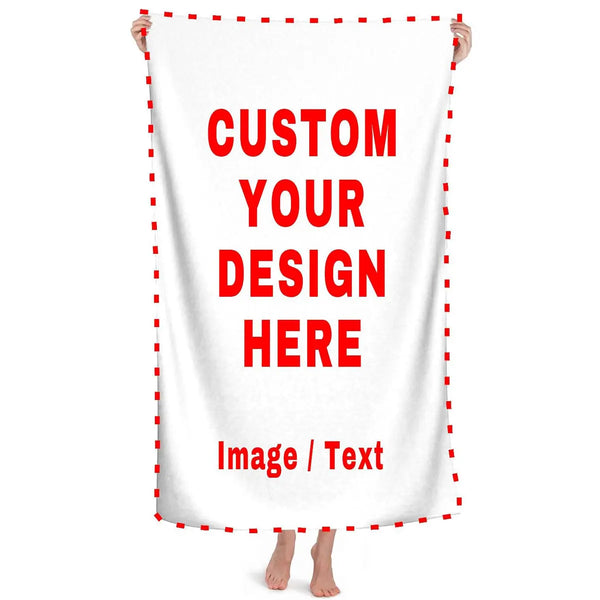custom beach towels