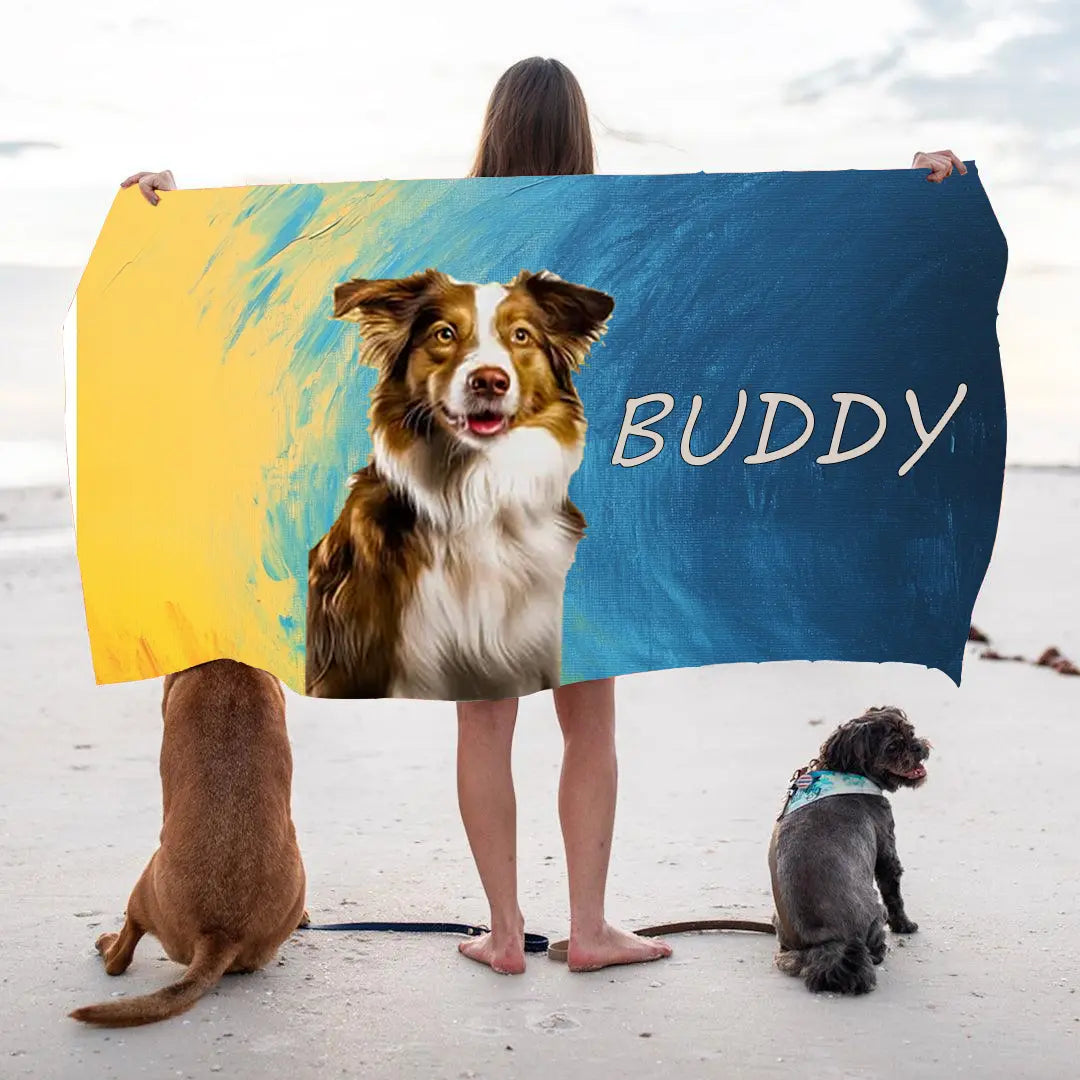 custom beach towels