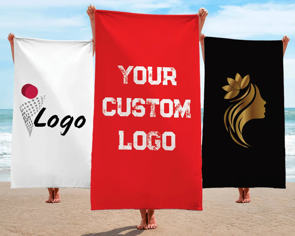 custom beach towels with logo