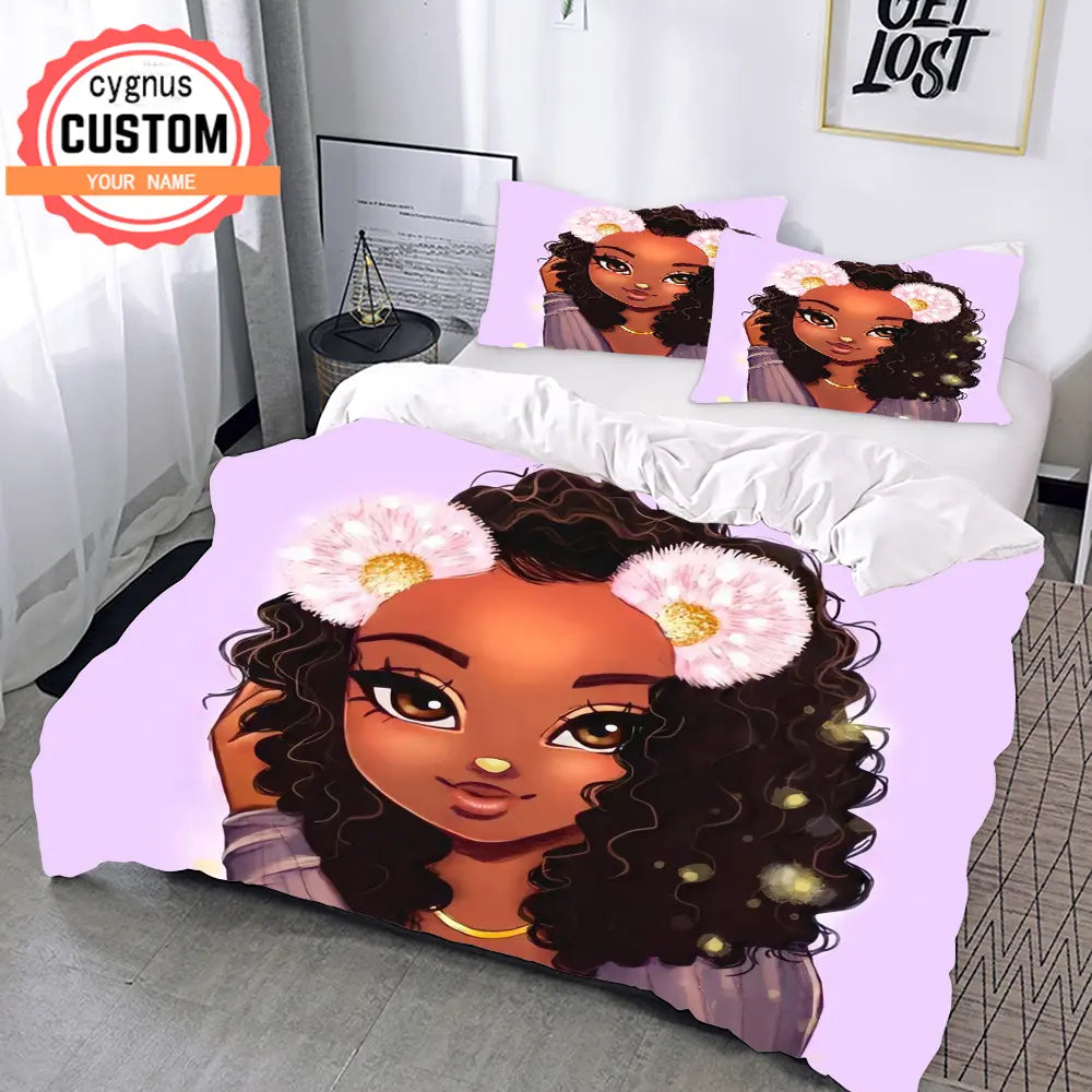 custom blanket set Flower