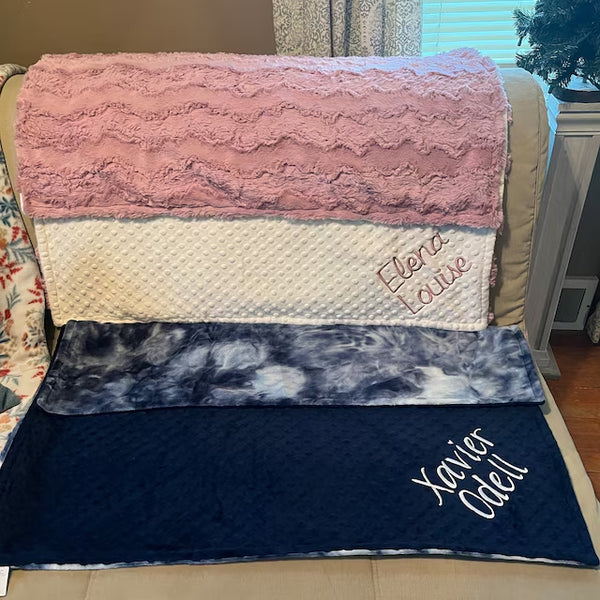 embroidered blankets