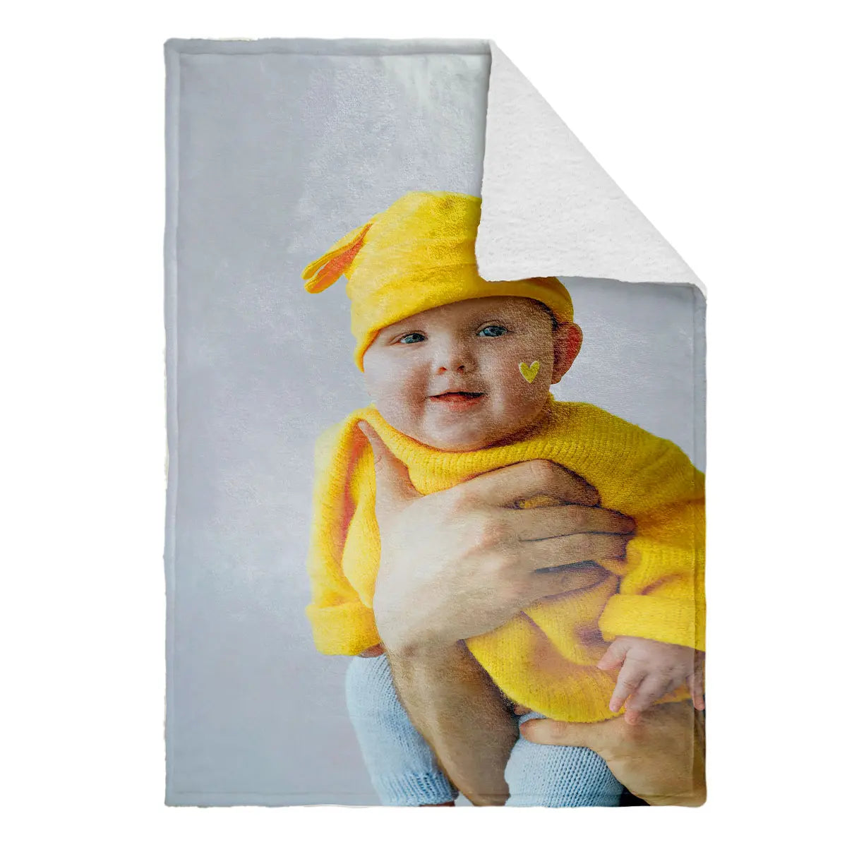 minky photo blanket for newborn