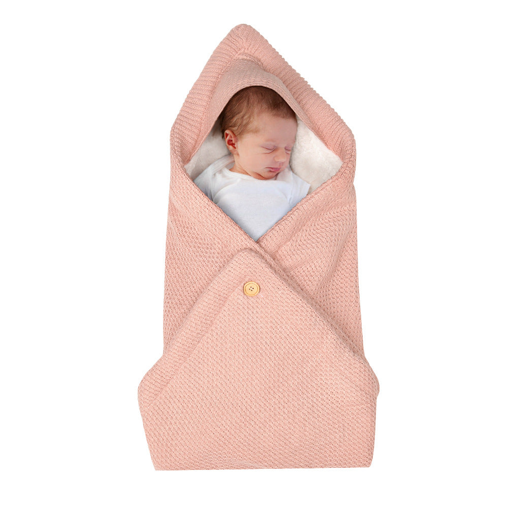 newborn warm swaddle pink