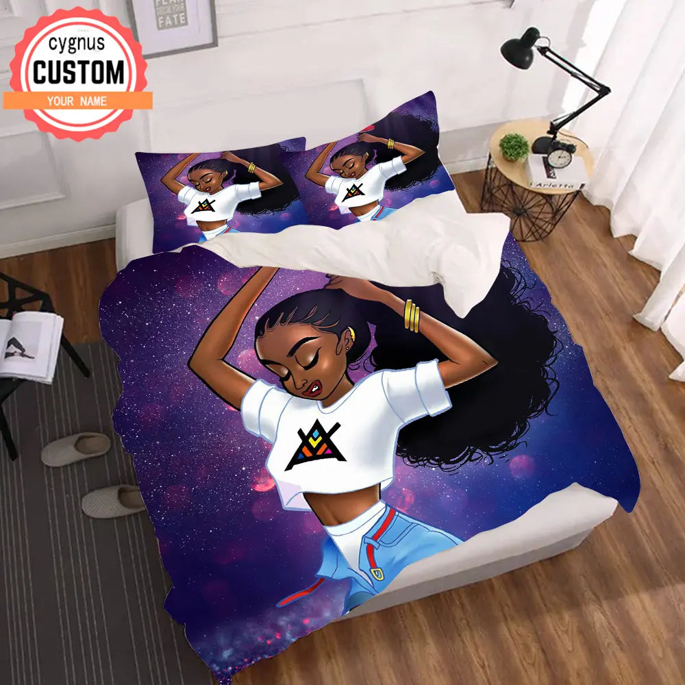 purple Bedclothes Set