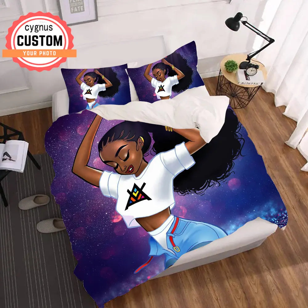 purple Bedding Set