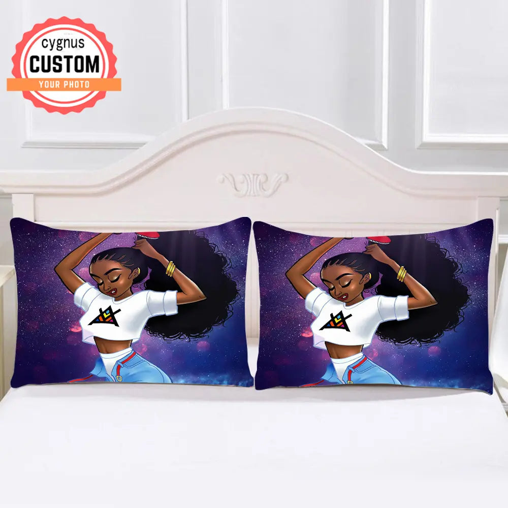 purple custom pillowcase